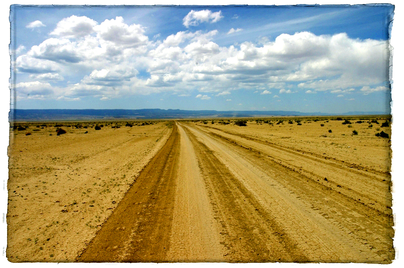 White Rock Road West of White Rock, NM � Dave Hickey